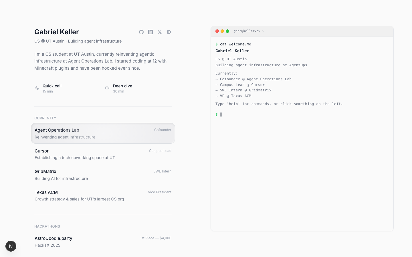 The gloss effect on a card in light mode