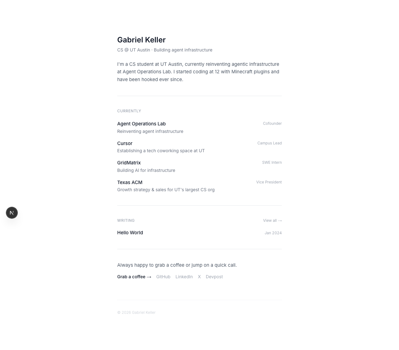 Prototype C2 - horizontal rules, no card borders