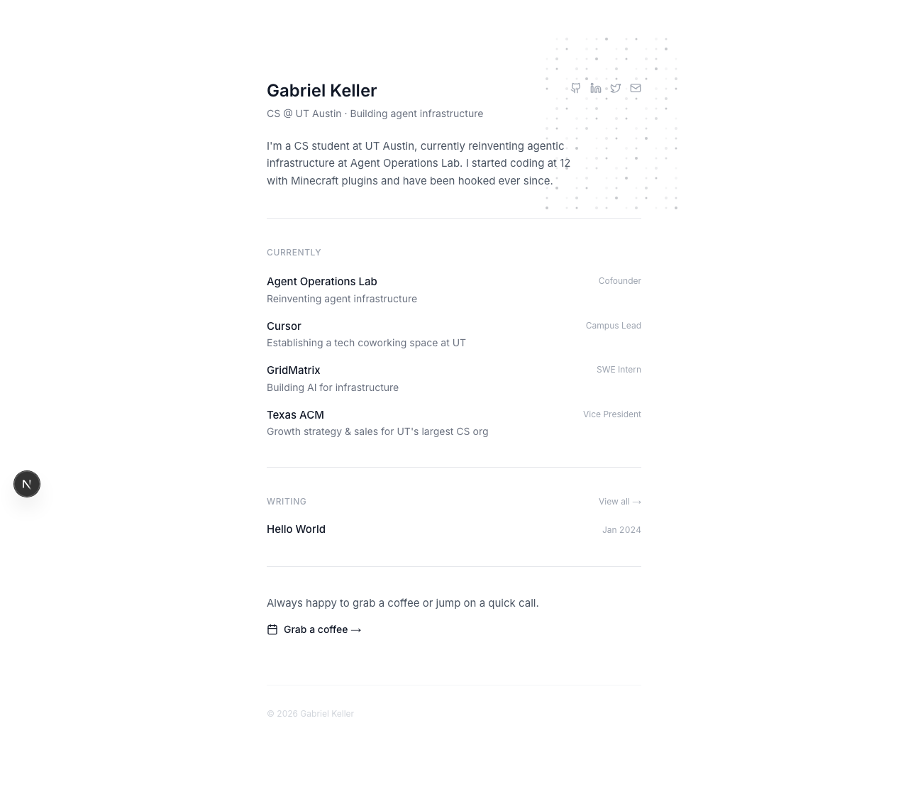 Prototype D1 - social icons with dot matrix experiment